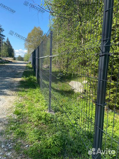 Забор из Гиттер 3Д 3 мм