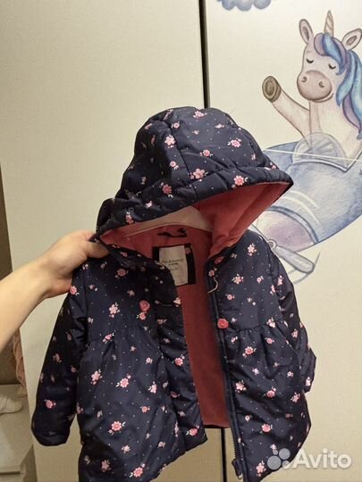 Демисезонная куртка для девочки 74