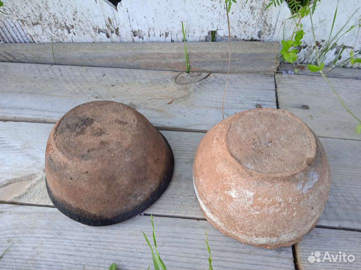 Горшок кашпо, тарелки, корчага старинные