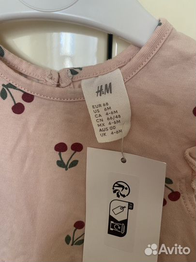 Платье для девочки 68 hm