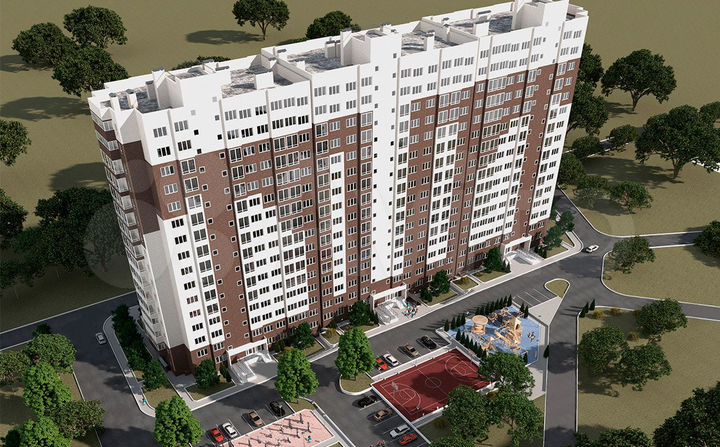 Квартира-студия, 35,9 м², 3/16 эт.