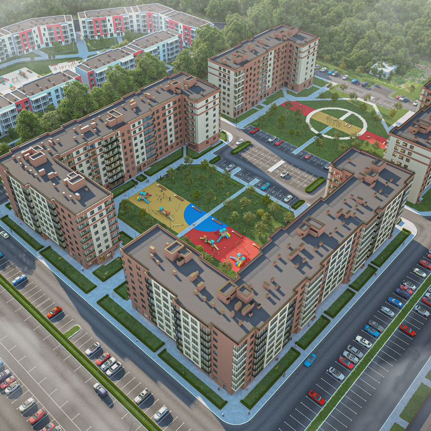 2-к. квартира, 58,2 м², 4/8 эт.