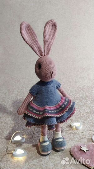 Мягкая игрушка заяц ручная работа