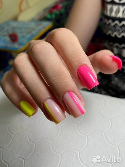 Наращивание ногтей фото без фильтров и обработок