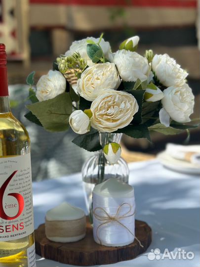 Искусственные цветы пионы