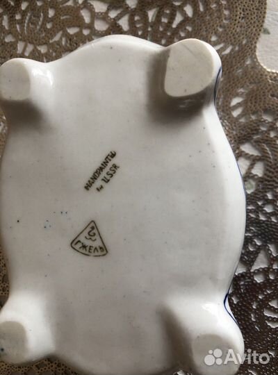 Сахарница гжель, шкатулка, конфетница СССР