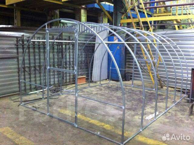 Теплица усилинная оцинкованная дачница