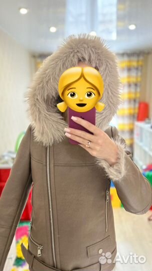 Дубленка искусственная женская