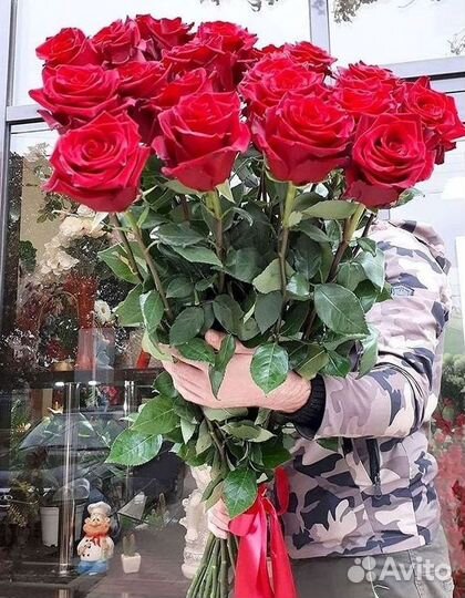 Высокие розы