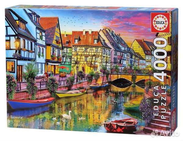 Пазл Канал Кольмар, Франция (4000 элементо (45978)