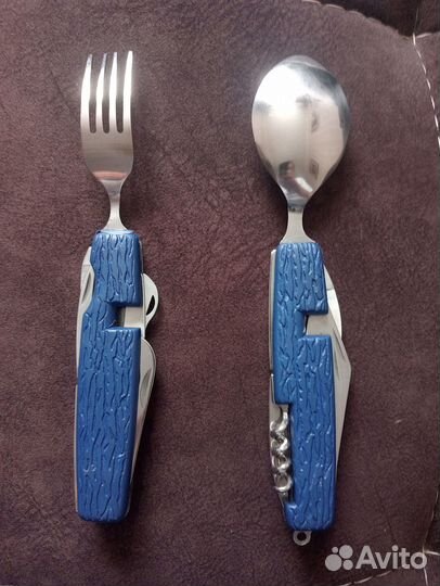 Нож складной походный с чехлом, новый