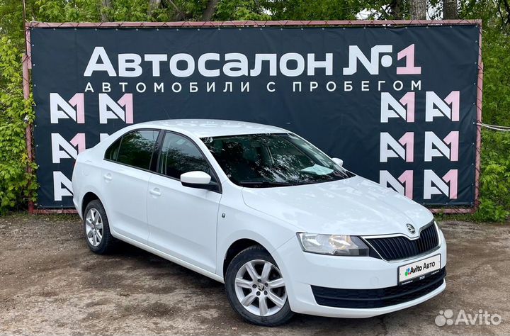 Skoda Rapid 1.6 МТ, 2017, 188 000 км