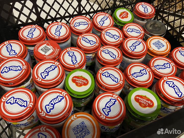 Баночки из под детского питания