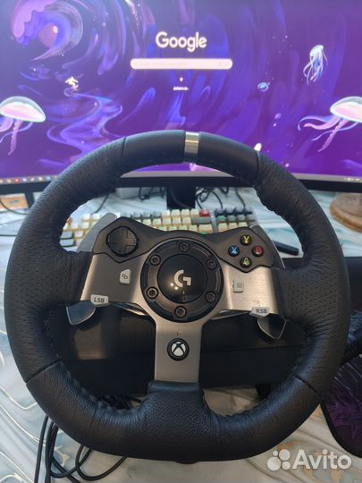 Игровой руль Logitech G920 Driving Force + шифтер