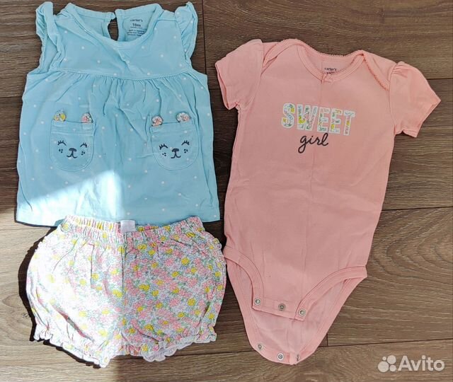 Вещи пакетом на девочку 74-80