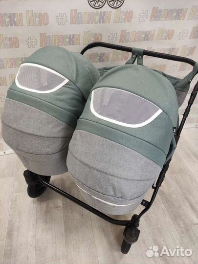 Коляска модульная для двойни Rant Siena Duo