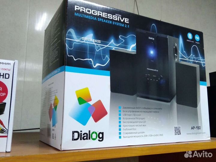 2.1 акустика Dialog, обмен