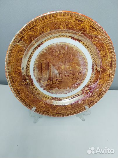 Тарелка кузнецовский фарфор