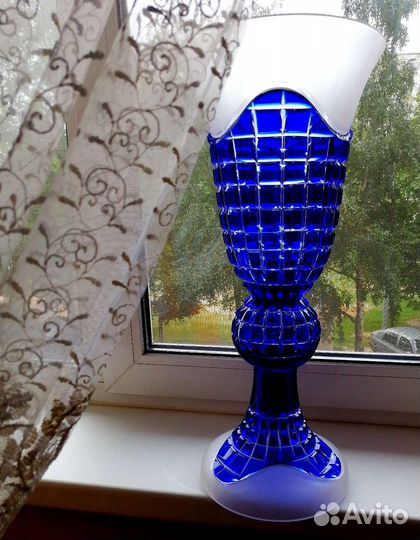 Хрустальная ваза 53 см