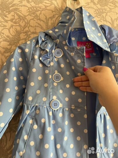 Ветровка плащ для девочки 92