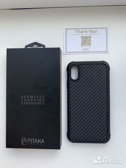 Ударопрочный чехол Pitaka для iPhone XR