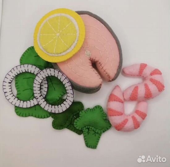 Игрушка для детей из фетра суши и роллы