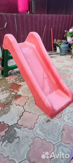 Детская горка пластиковая