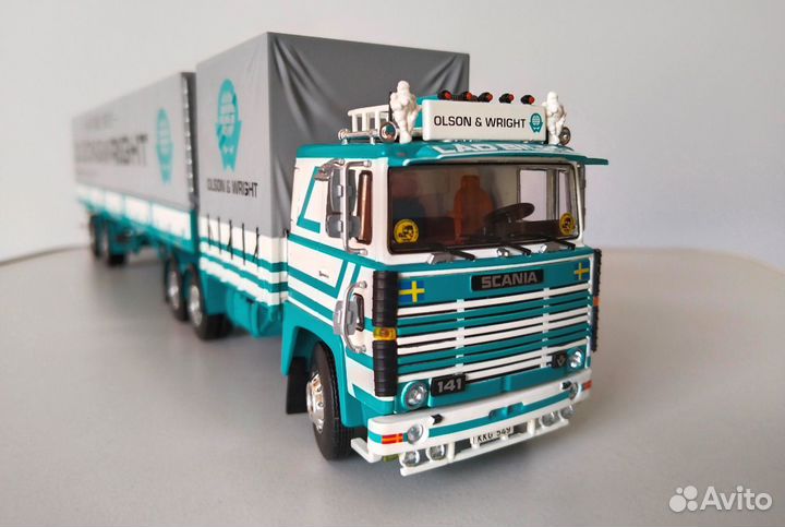 1/50 Scania 141 Olson фура тент Tekno 102из175