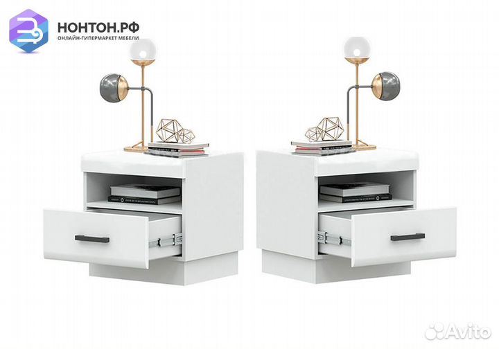 Комплект тумб Магнолия белый глянец