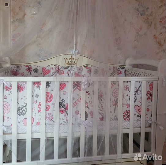 Бортики в детскую кроватку бу