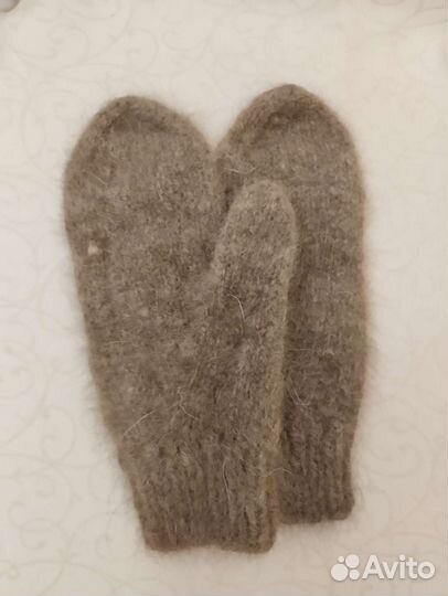 Варежки из собачьей шерсти