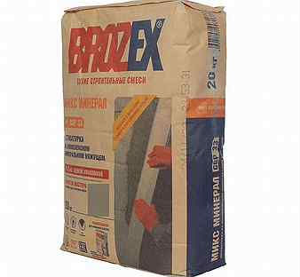 Штукатурка гипсово-цементная Brozex Микс Минерал C