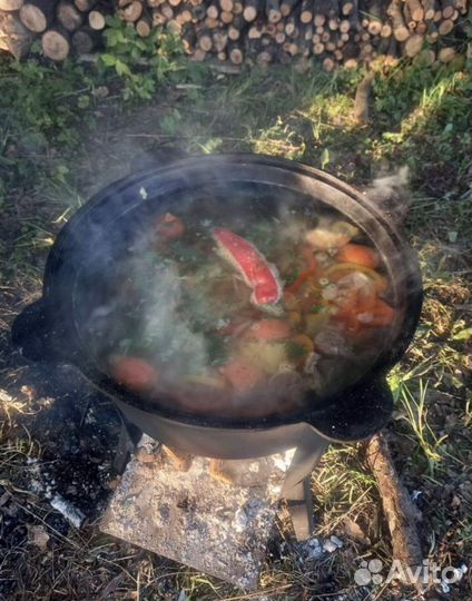 Казан чyгyнный 12 литров