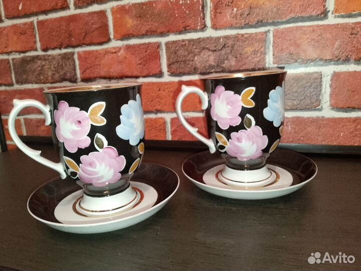 Чайная пара фарфор Дулево