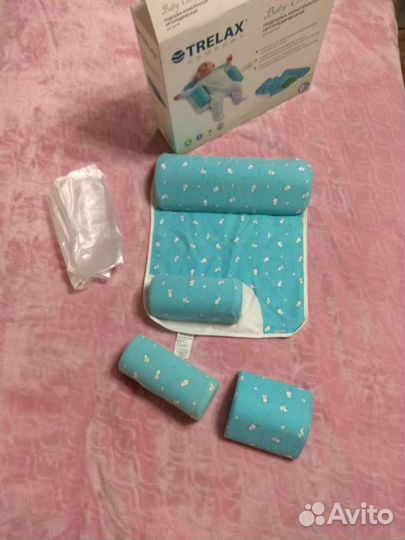 Коврик для грудничка ортопедический подушка Trelax