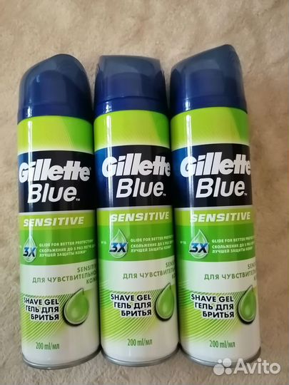 Гель для бритья gillette