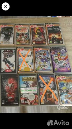 Игровые диски для psp (лицензии)