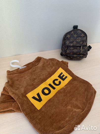 Сумка guess и одежда для собачки