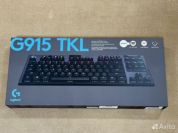 Logitech G915 TKL механическая клавиатура