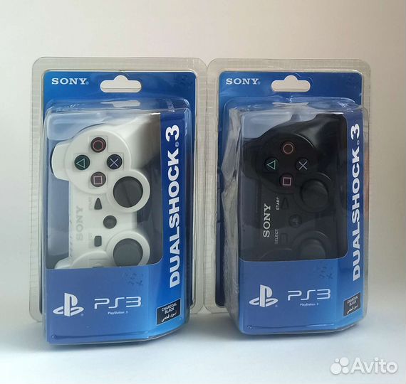 Новые геймпады PS3 (белый, чёрный)