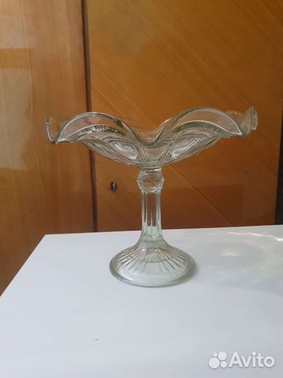 Хрустальная ваза конфетница СССР