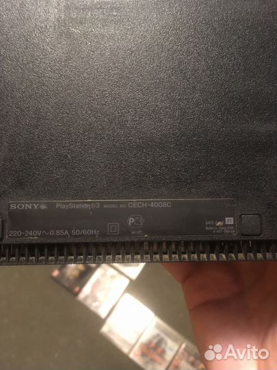 Sony PS3 Super Slim прошитая много игр на диске