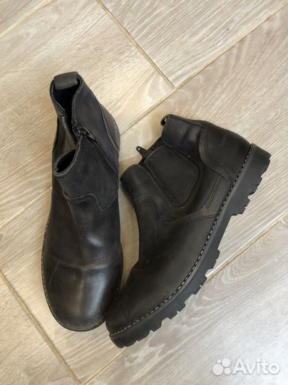Ботинки на мальчика зара кожа 36 размер