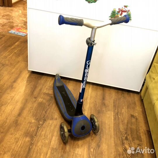 Самокат Globber master lights трехколесный