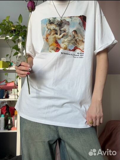 Футболка с принтом