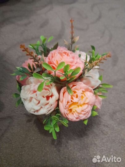 Букет цветов из мыла