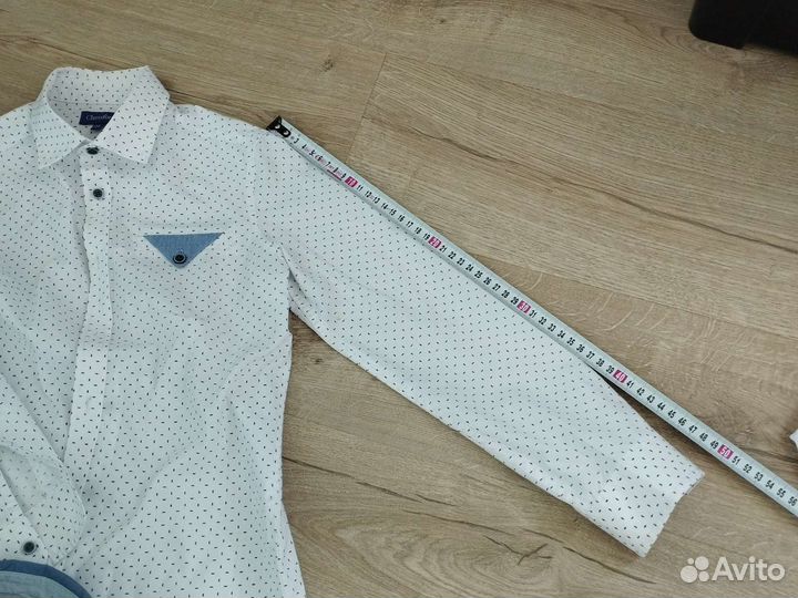 Рубашка белая 134-140см