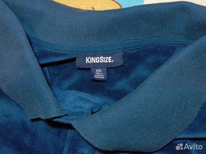 Поло Бархат с Рукавом Kingsize из США US 4XLTall