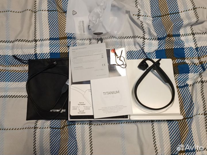 Костные беспроводные наушники aftershokz titanium