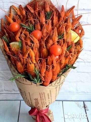 Мужской букет из раков